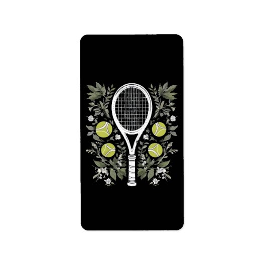 Étiquette Joueuse de tennis (Devant)