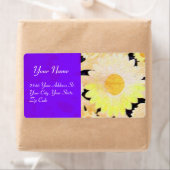 Étiquette JOUR, bleu jaune noir (En situation)