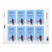 Étiquette Journée de sensibilisation aux pingouins, expéditi (Feuille entière)