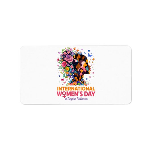Étiquette Journée internationale des femmes (Devant)
