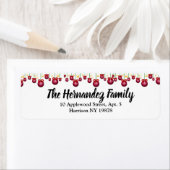 Étiquette Joyeuse collection de décorations de Noël (En situation)