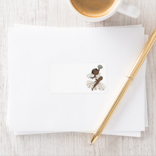 Étiquette Joyeuse mariée 11 (En situation)