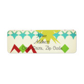 Étiquette Joyeuses fêtes 2018 (Devant)