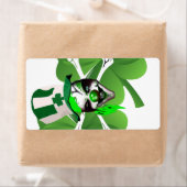 Étiquette Joyeux clown de St Patrick (En situation)