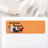 Étiquette Joyeux enfants d'Halloween (En situation)