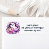 Étiquette Joyeux fantôme (En situation)