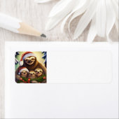 Étiquette Joyeux fentes de Noël (En situation)