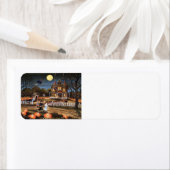 Étiquette Joyeux Halloween (En situation)