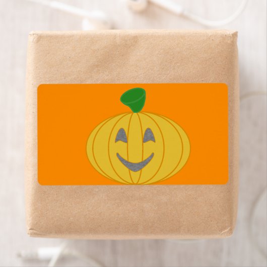 Étiquette Joyeux Halloween (En situation)