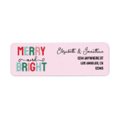 Étiquette Joyeux Noël (Devant)