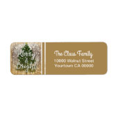 Étiquette Joyeux Noël (Devant)