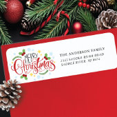 Étiquette Joyeux Noël