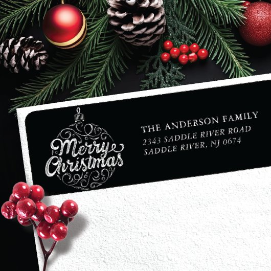 Étiquette Joyeux Noël