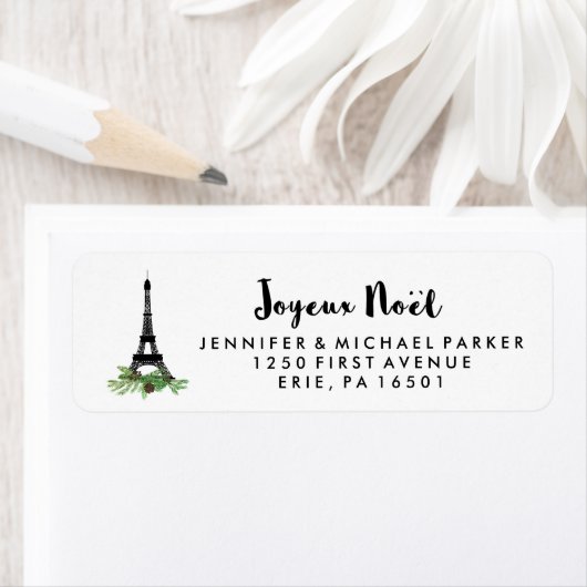 Étiquette Joyeux Noel (En situation)