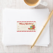 Étiquette Joyeux Noël Cadeaux de vacances Ami et affaires (En situation)