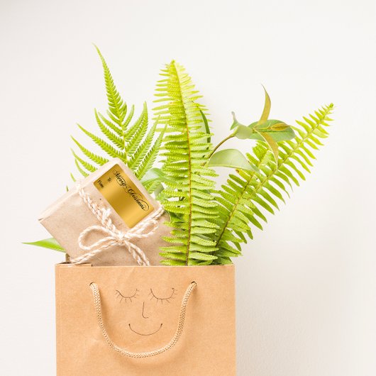 Étiquette Joyeux Noël de à la main Lettré or noir