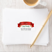 Étiquette Joyeux Noël et Bonne Année ! (En situation)