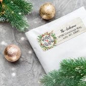 Étiquette Joyeux Noël et Joyeux Noël et Joyeux Noël