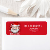 Étiquette Joyeux Noël Ha Ha (En situation)