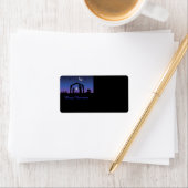 Étiquette Joyeux Noël Nativité de Jésus (En situation)