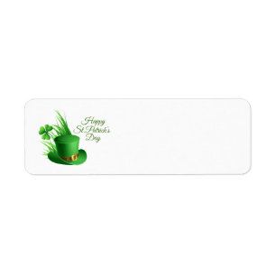 Étiquette Joyeux salutations de la Saint Patrick