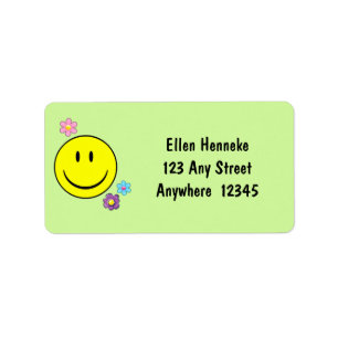 Étiquette Joyeux visage