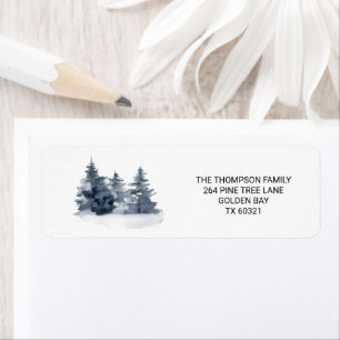 Étiquette Joyeux voeux de Noël pour la famille jote Noël ret