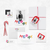 Étiquette Joyful Letting Holiday Adresse de retour