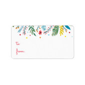 Étiquette Joyful Whimsy Holiday Tags cadeaux