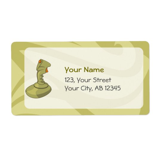 Étiquette Joystick (Devant)