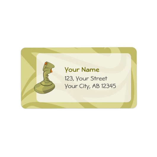 Étiquette Joystick (Devant)