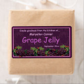 Étiquette Jumeaux de raisins pour Jam ou Jelly Jars (En situation)