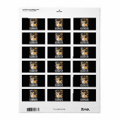 Étiquette Juste Une Fille Qui Aime Les Corgis (Feuille entière)