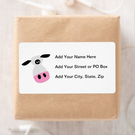 Étiquette Juste une vache (En situation)