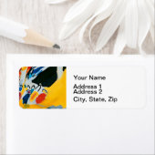 Étiquette Kandinski Impression III Concert Peinture Abstrait (En situation)