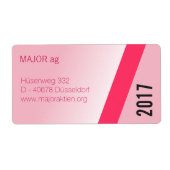 Étiquette Kartenhaus | Ungewöhnliche Geschäftsausstattung (Devant)