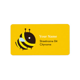 ÉTIQUETTE KAWAII ABEILLE TRÈS MIGNONNE ABEILLE VOLANTE