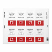 Étiquette Kawaii Apple (Garçon) (Feuille entière)