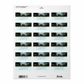 Étiquette Kayaking aux îles Virgin (Feuille entière)