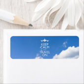 ÉTIQUETTE KEEP CALM ET TRAVEL (En situation)