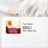 Étiquette Kepler Space Voyage Destination Planète Aventure (En situation)