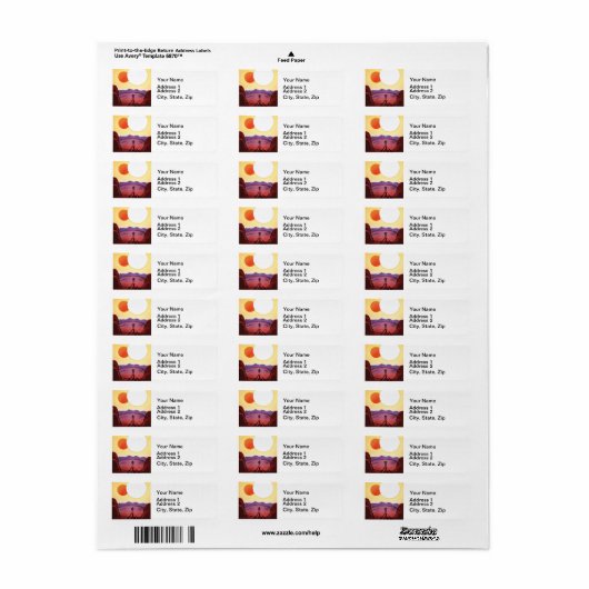 Étiquette Kepler Space Voyage Destination Planète Aventure (Feuille entière)