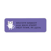 Étiquette Kids Kitty Chat Cute (Devant)