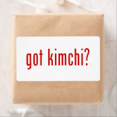 Étiquette Kimchi ? (En situation)