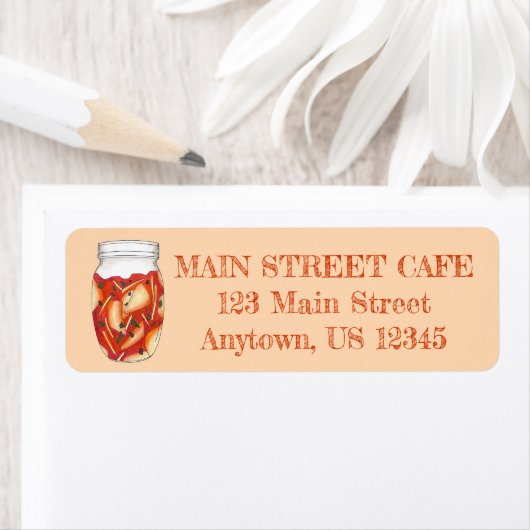 Étiquette Kimchi Fermenté Chou Cuisine coréenne (En situation)