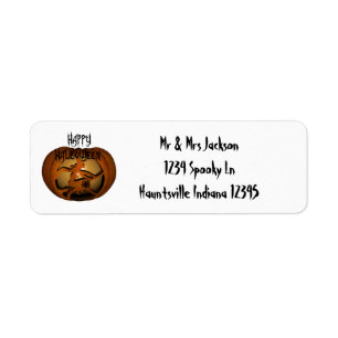 Étiquette Kine de Halloween