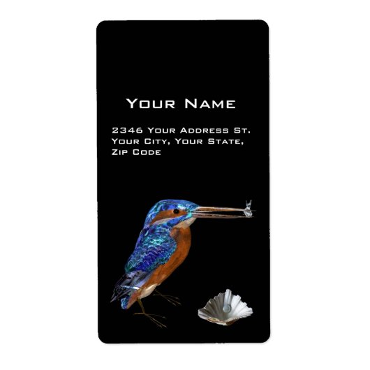 ÉTIQUETTE KINGFISHER (Devant)