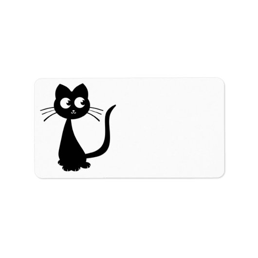 Étiquette Kitty Kuro (Devant)