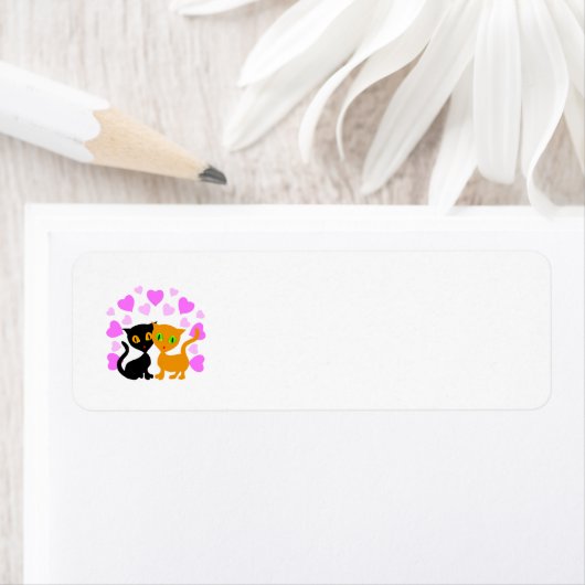 Étiquette Kitty Love (En situation)