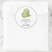 Étiquette kiwi fait maison rien que pour vous (Sac)